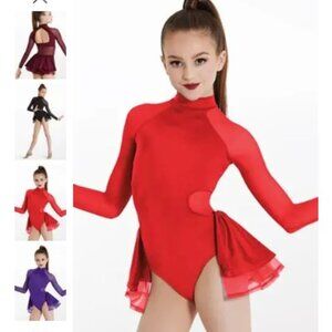 Weissman SH11484 - Lustre Back Bustle Leotard (SA)